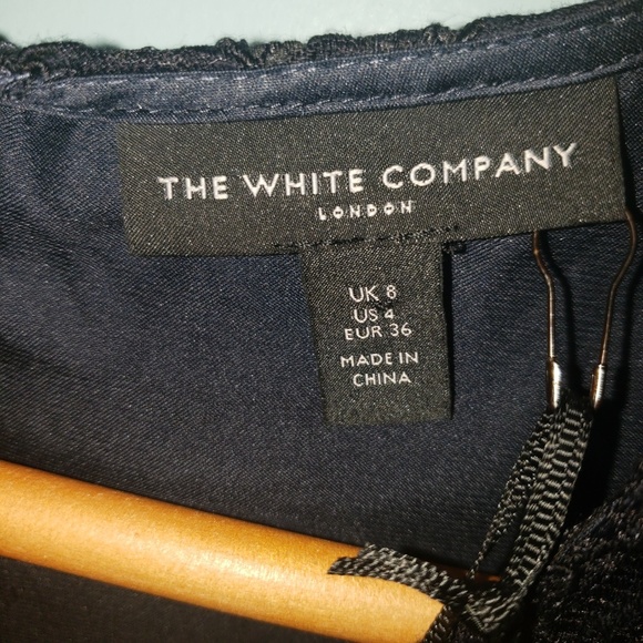 The White Company | Navy Lace Dress - Picture 5 of 6